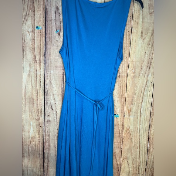 Motherhood Maternity Size Large Blue Sleeveless Dress - Picture 8 of 10